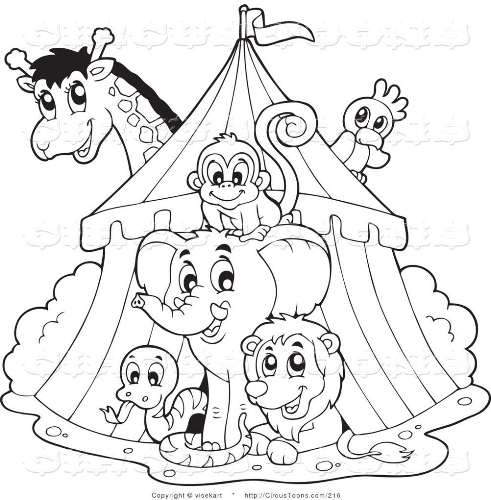 1004x1024 Circus Coloring Sheets Draw Book 41 About Remodel Pages Of Animals