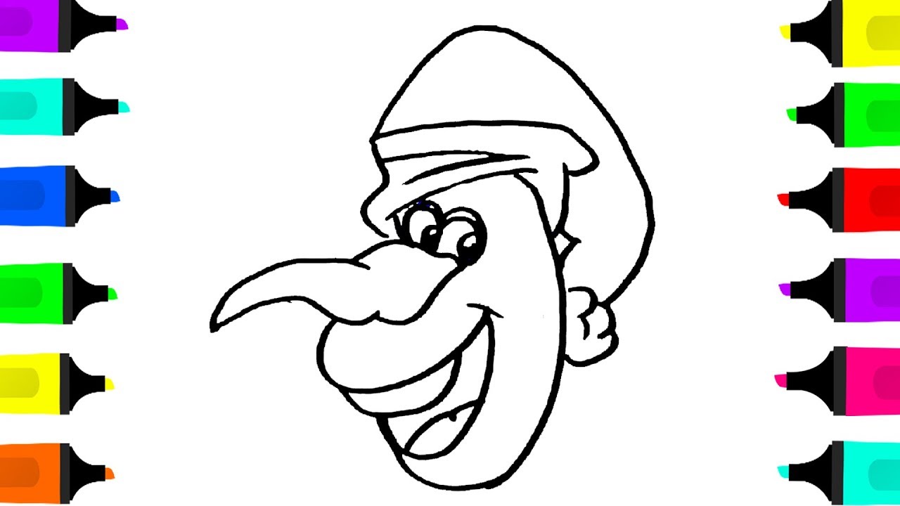 1280x720 Learn To Draw Circus Joker Face Coloring Book Videos For Kids