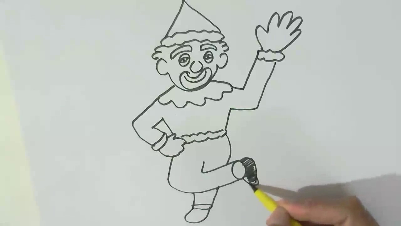 1280x720 How To Draw A Circus Clown