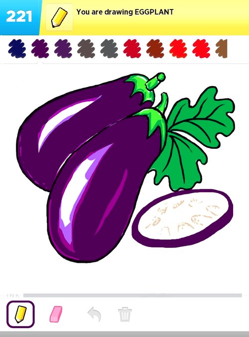500x677 Eggplant Drawings
