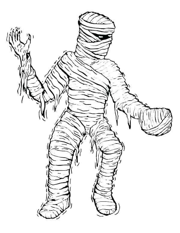 600x776 Egyptian Mummy Coloring Pages Ancient Colouring Mummy Coloring