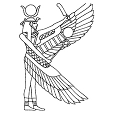 230x230 Egyptian Mummy Coloring Pages Marvelous Egyptian Mummy Coloring