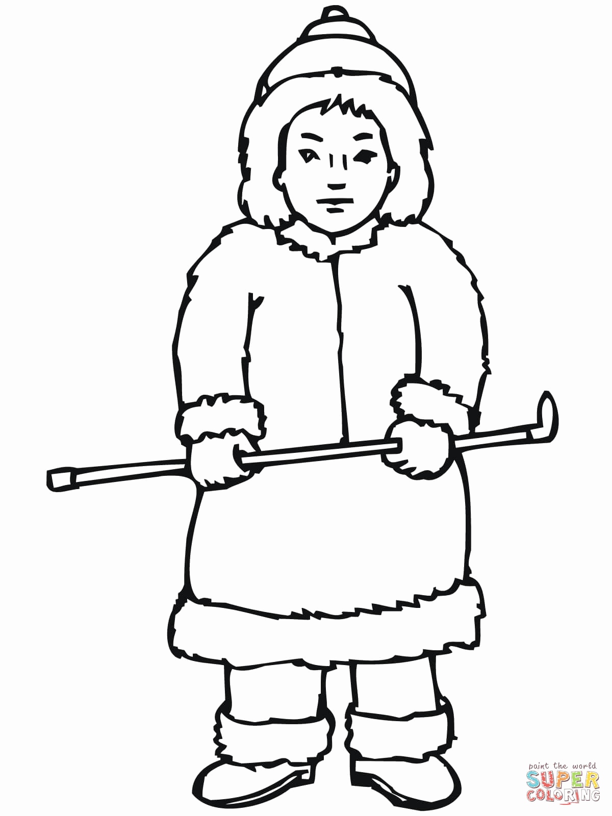 1200x1600 Promising Eskimo Coloring Page Insider Pages Pics Inuit Boy 6807