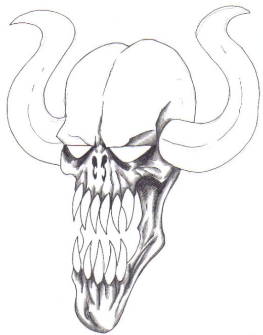 520x661 Fantasy Art Drawing How To Draw A Demon Face Hubpages