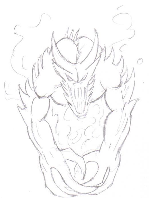 520x692 Demonic Art How To Draw A Demon Hubpages