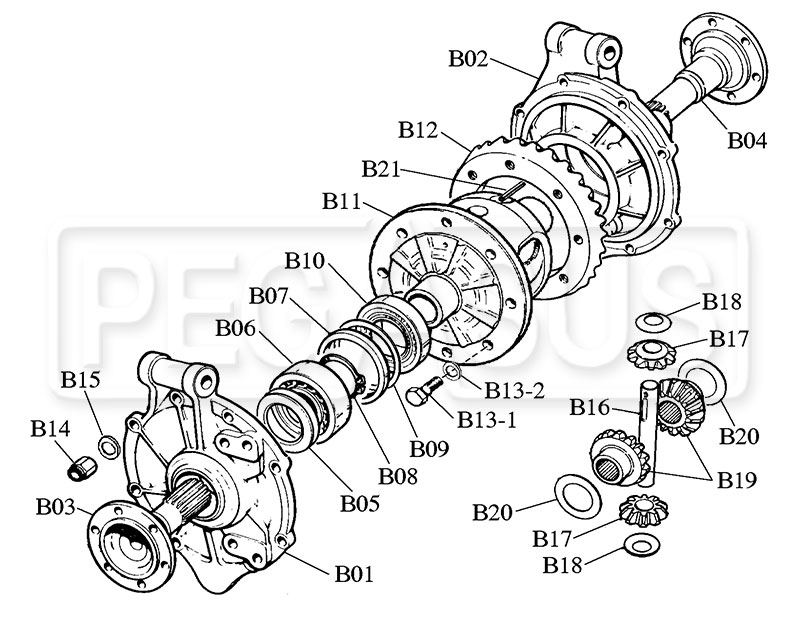 800x620 Exploded View Technical Drawing