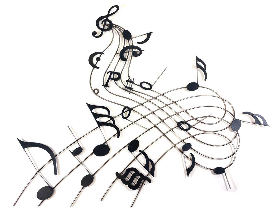 1152x864 Music Explosion Score Metal Wall Decoration