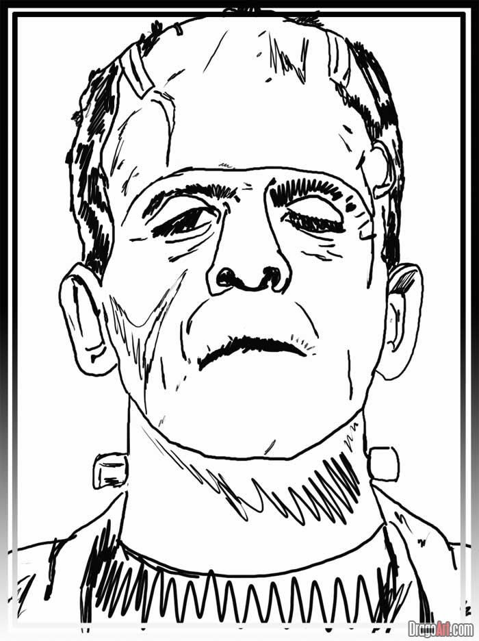 700x936 How To Draw Frankenstein, Step By Step, Frankenstein, Monsters