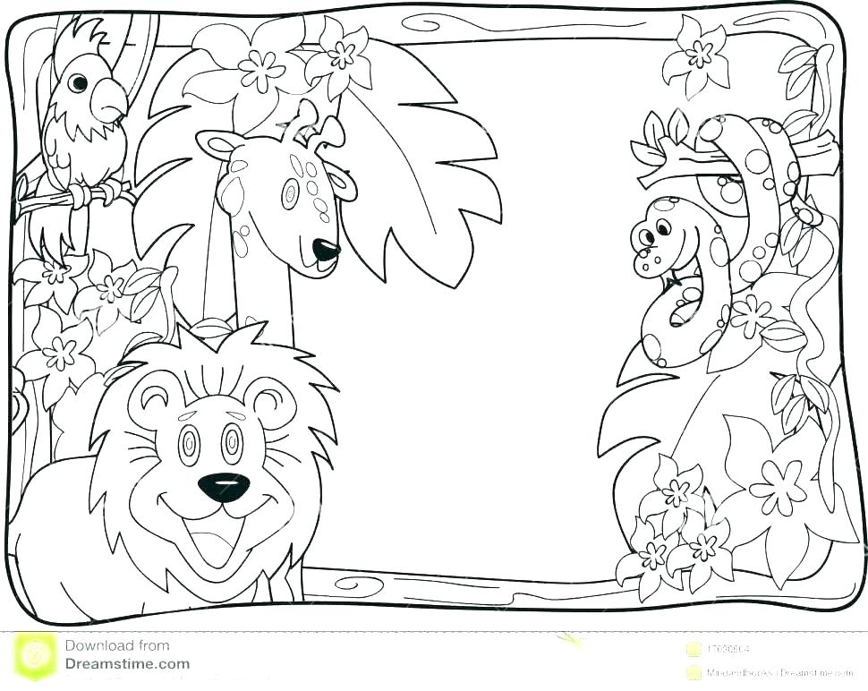 970x772 Coloring Animal Pages