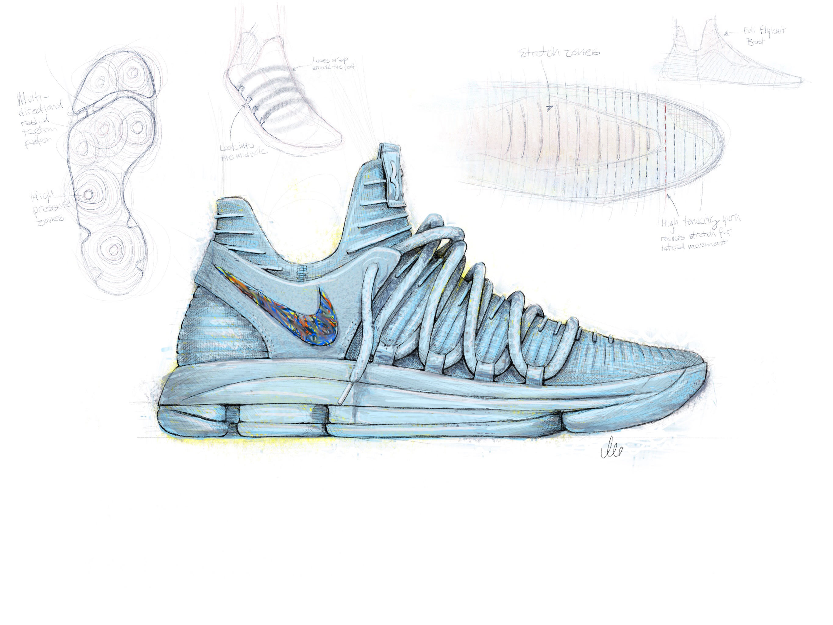 2732x2048 Collection Of Kd Shoe Drawings High Quality, Free Cliparts