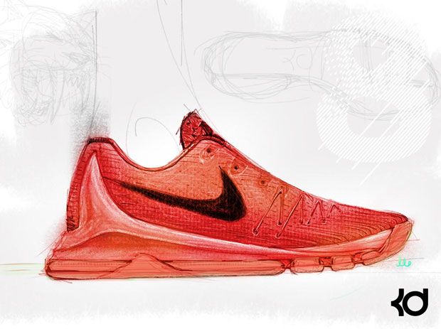 620x463 Kd8 V 8 Sketch Drawing Sneaker Sketches And Drawings