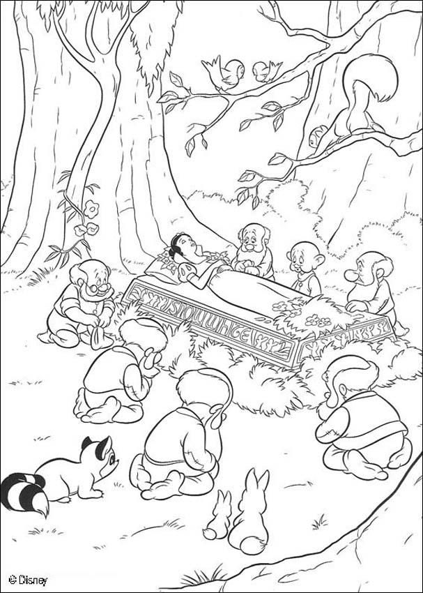 607x850 Coloring Page About Snow White Disney Movie. Nice Drawing Of Snow