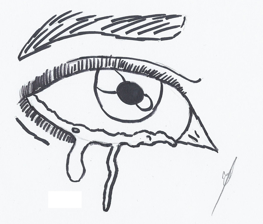 900x766 Photos Crying Eyes Drawing Easy,