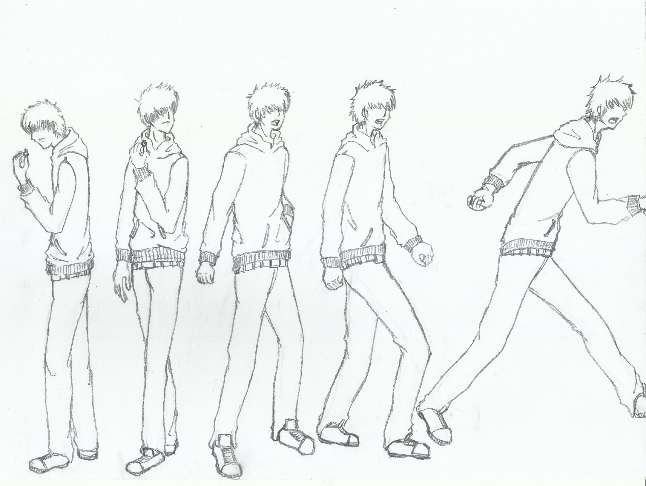 2163x1627 Trying To Draw Someone From A Standing Position To Running