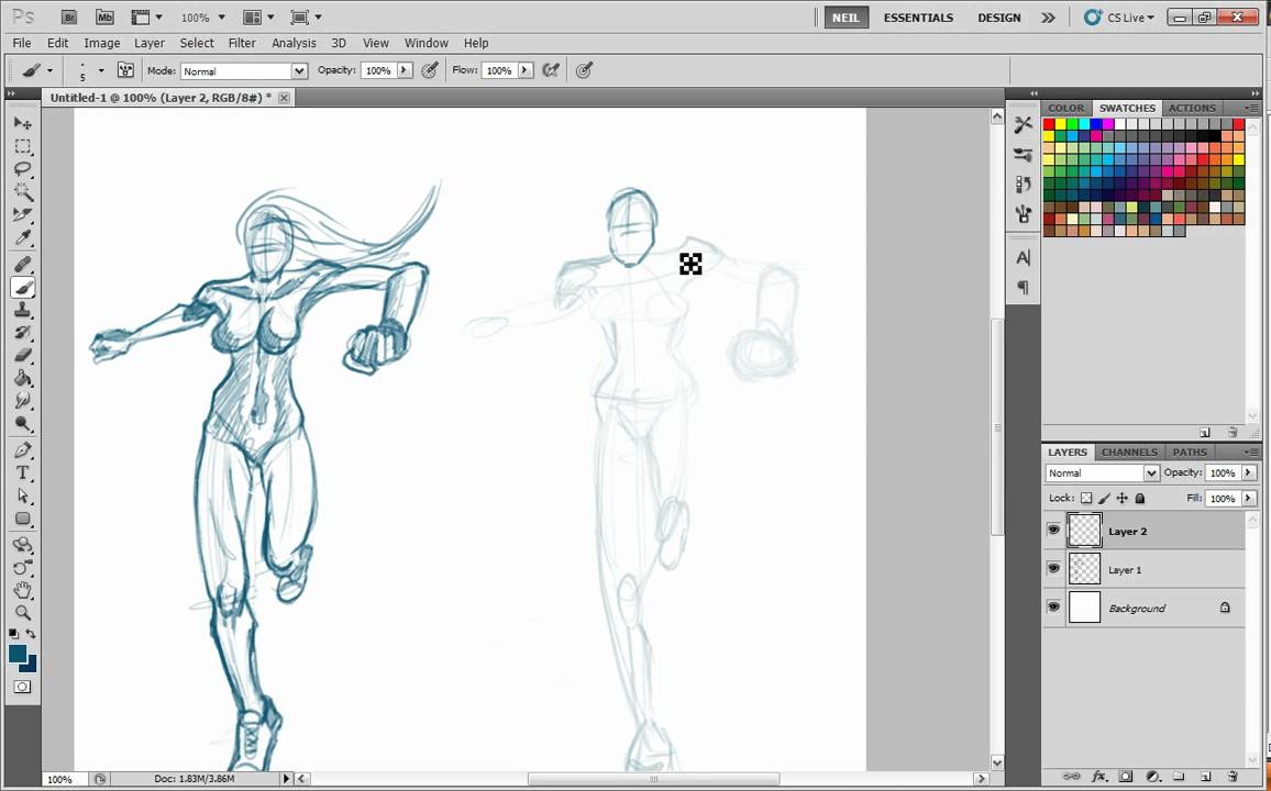 1156x720 How To Draw Person Running