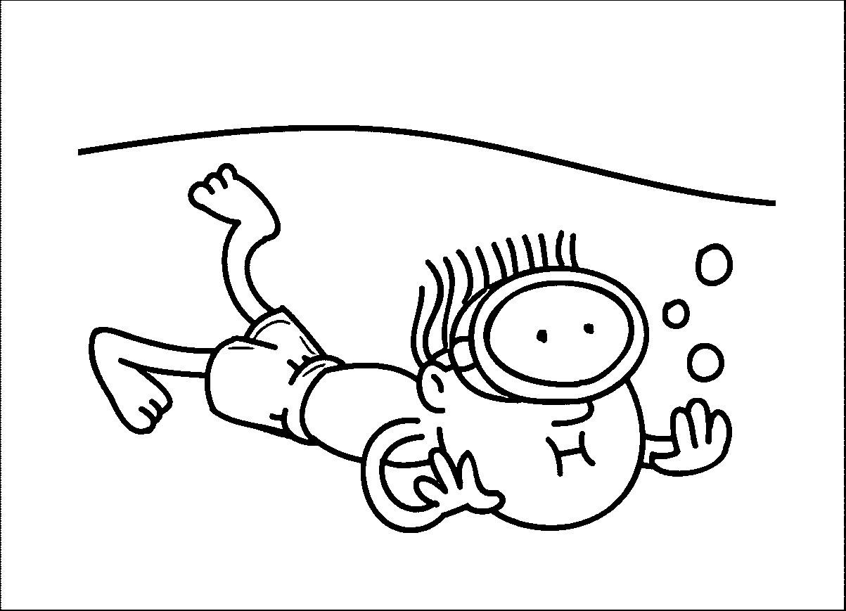 1203x869 Swimming Coloring Pages Free Coloring Pages Download Xsibe