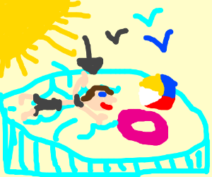 300x250 Someone Swimming In Pool