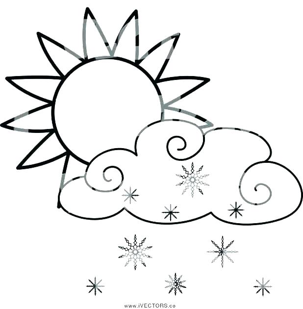 618x630 Coloring Pages Of Clouds Different Coloring Pages Clouds Page