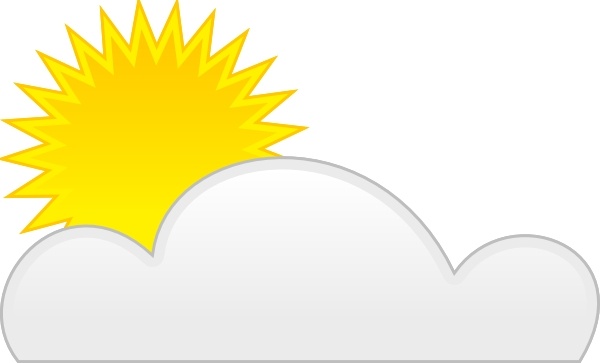600x363 Photos Sun And Clouds Clip Art,