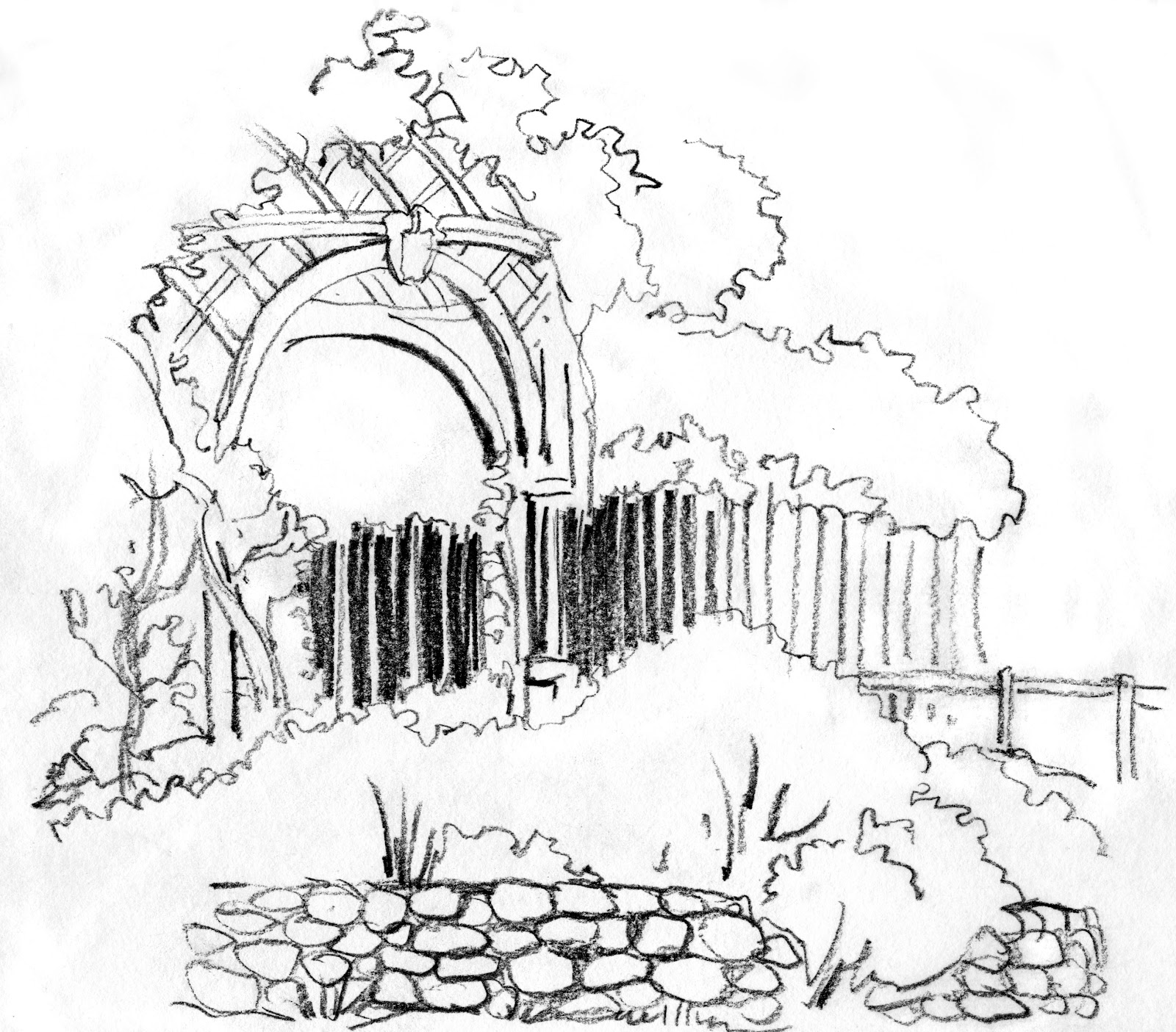 1600x1405 Works In Progress On Location Sketching