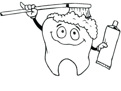 401x300 Brushing Teeth Coloring Pages Page Medium Size Of Looking Brush Em