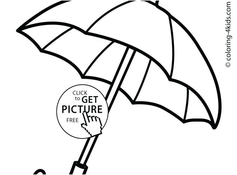 827x609 Umbrella Coloring Pages Drawing Coloring Pages Shoot Umbrella