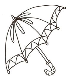 236x279 Umbrella Coloring Pages For Kids, Printable Drawing Syksy