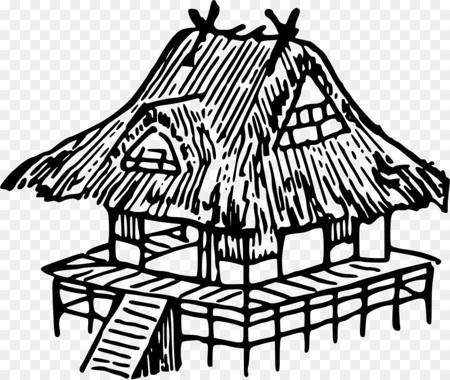900x760 Japan House Drawing Clip Art