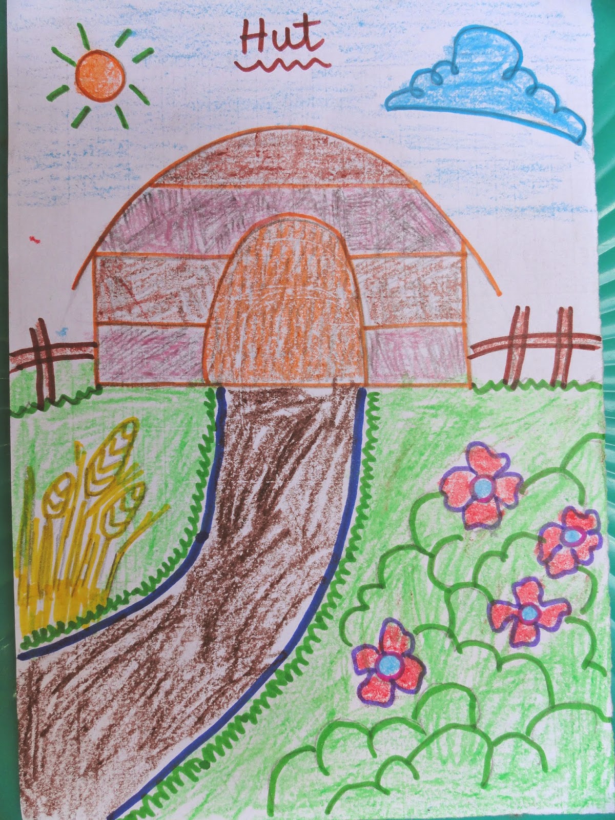 1200x1600 Hut Facts And Drawing For Kids Virtual Kidspace