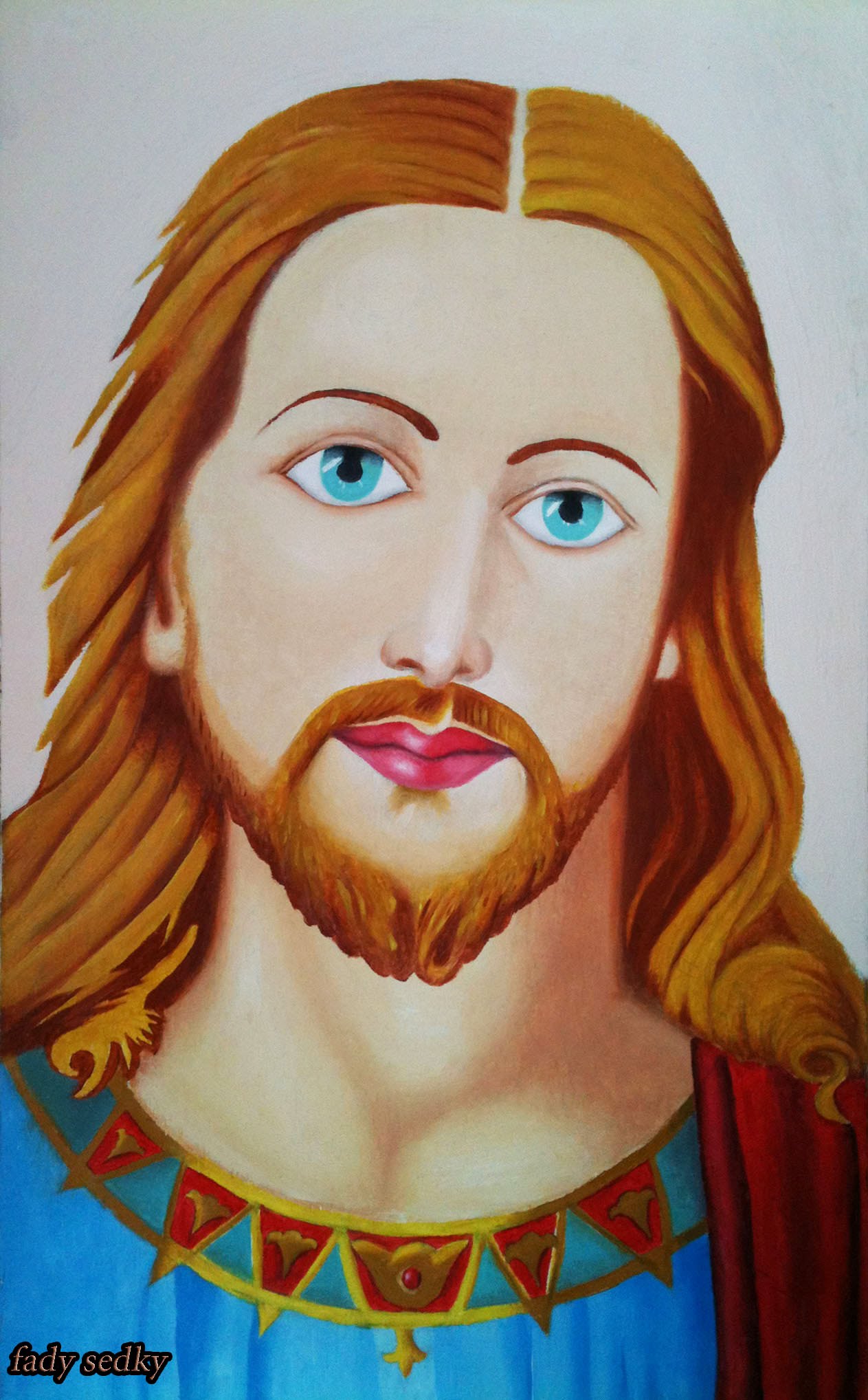 1263x2036 How To Draw Jesus Christ Using Oil Colors
