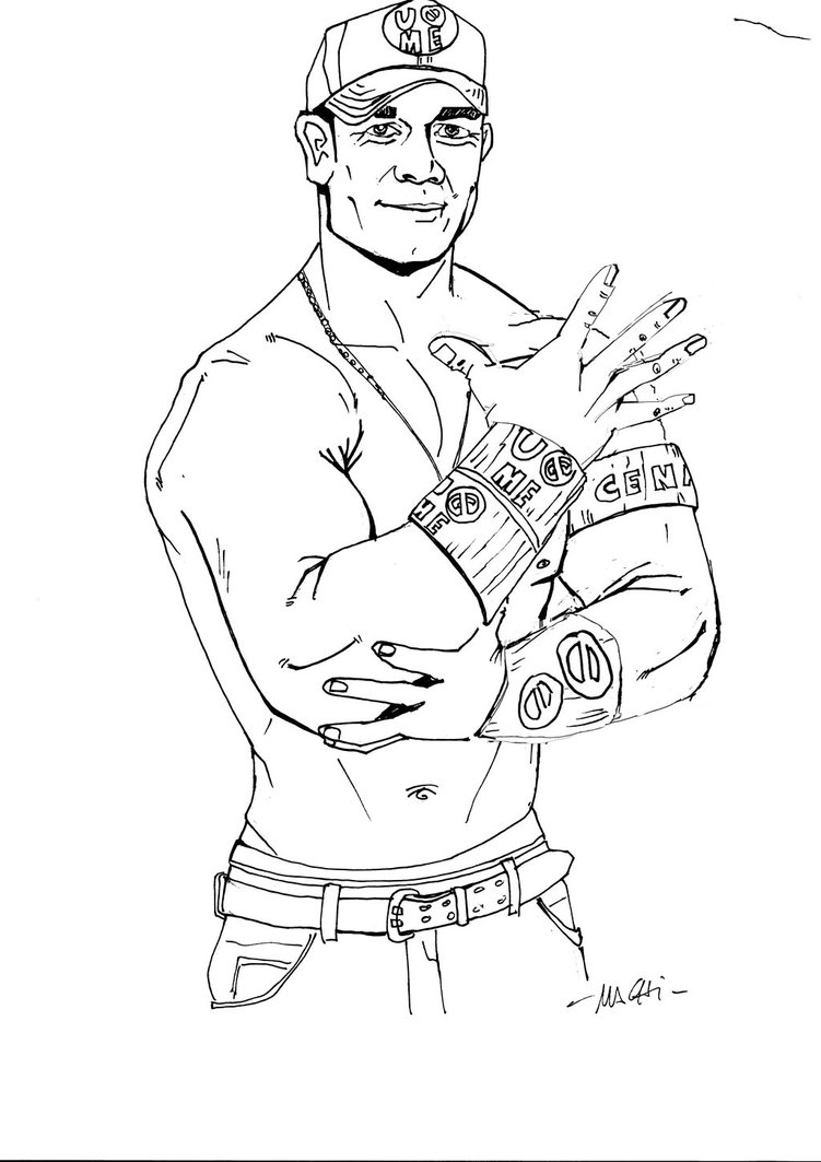 751x1063 John Cena Modified Drawing By Machi83