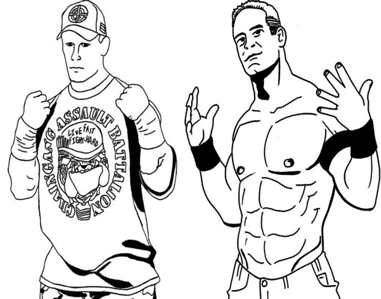 1224x960 Unique Wwe Coloring Pages Of John Cena How To Draw Jhon Youtube
