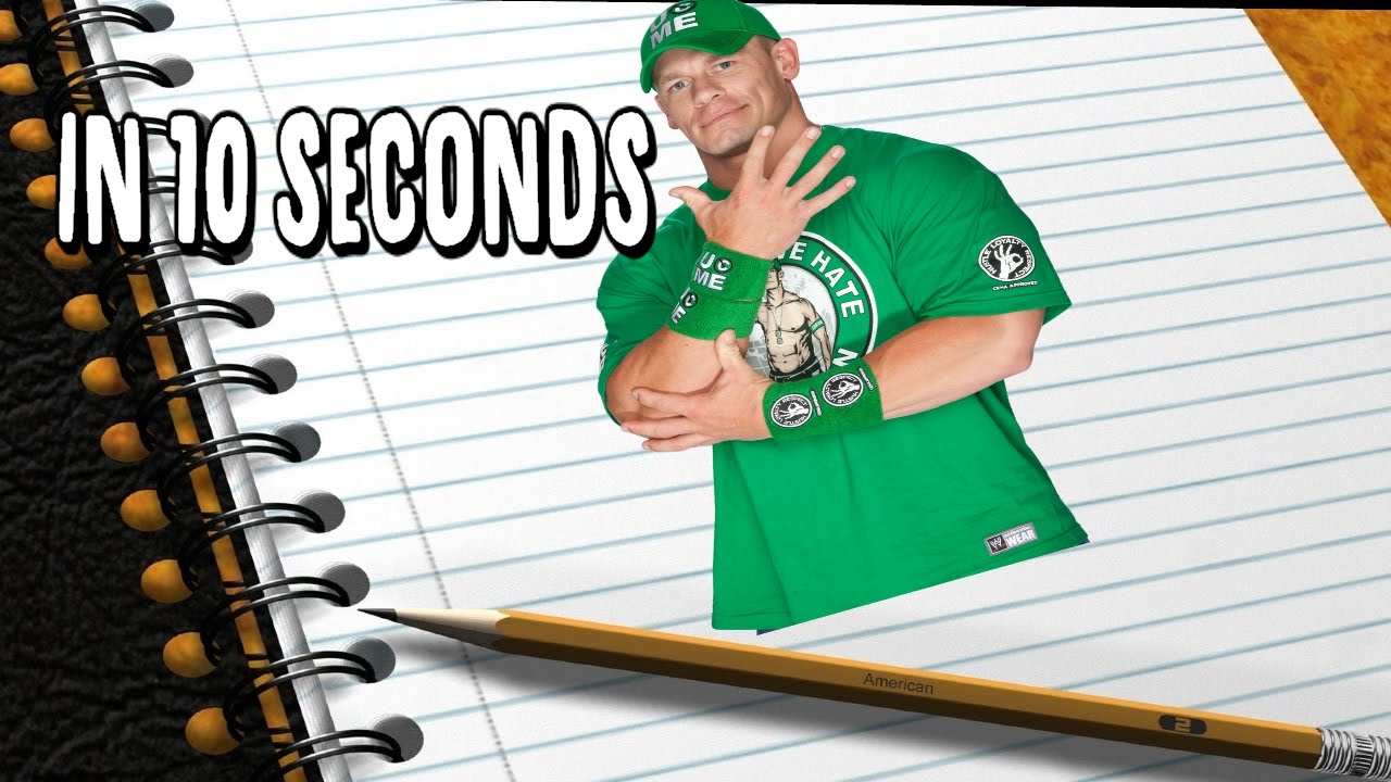 1280x720 How To Draw John Cena In Under 10 Seconds
