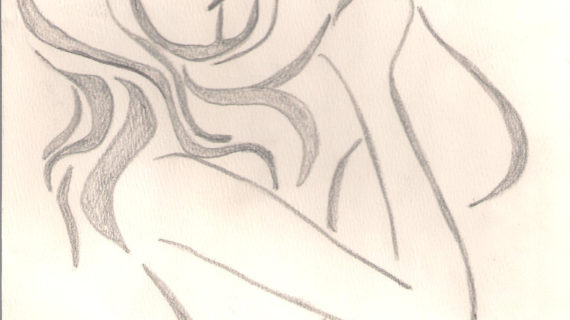 570x320 Pencil Sketch Of Mother And Child Mother And Baby Drawing