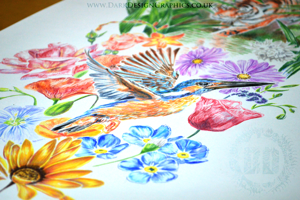 1000x665 Full Colour, Full Sleeve Nature Tattoo Design