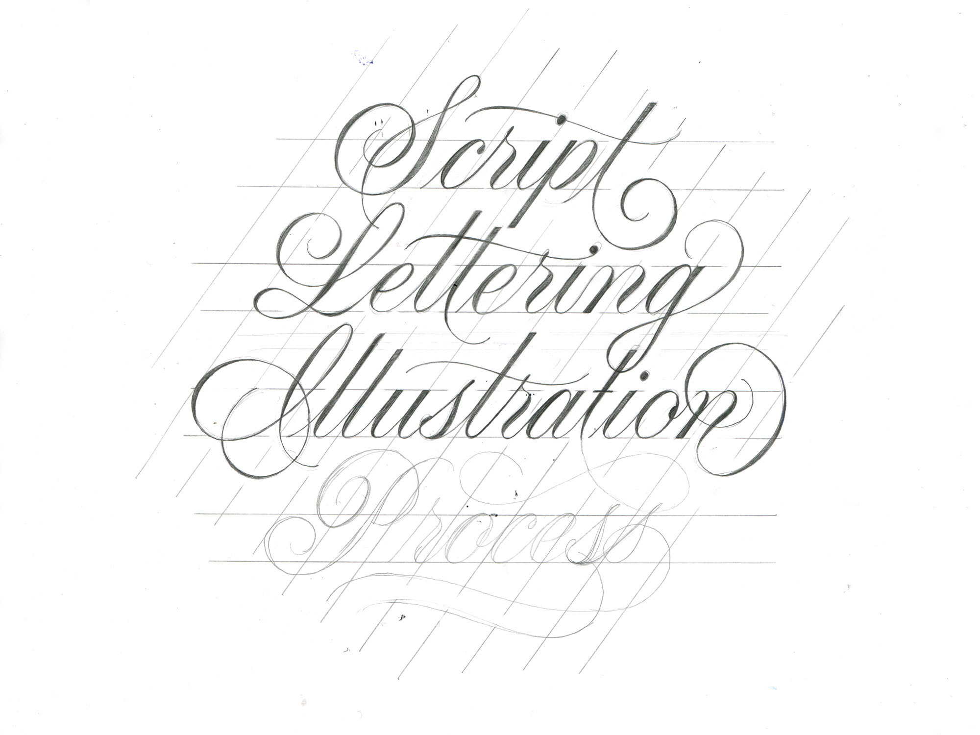 2000x1500 Script Lettering Illustration Process Pies Brand