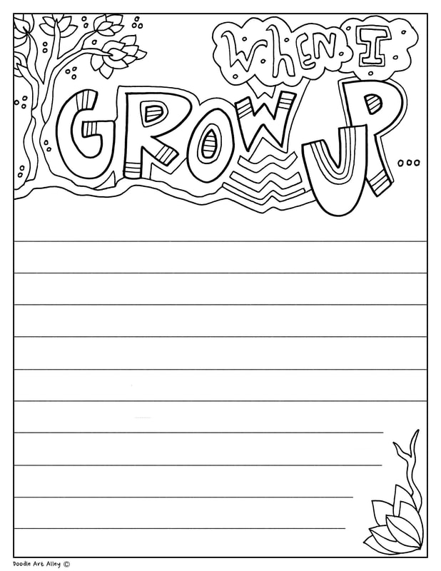 618x800 Coloring Writing Prompts