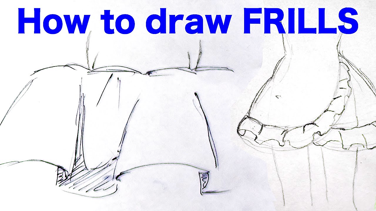 1280x720 Step By Step Tutorial How To Draw Anime Frills By Japanese Veteran