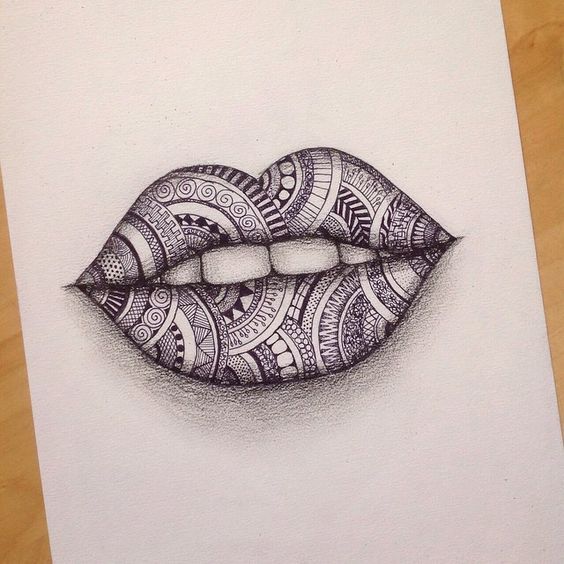 564x564 De Recherche D'Images Pour Zentangle Bouche Draw
