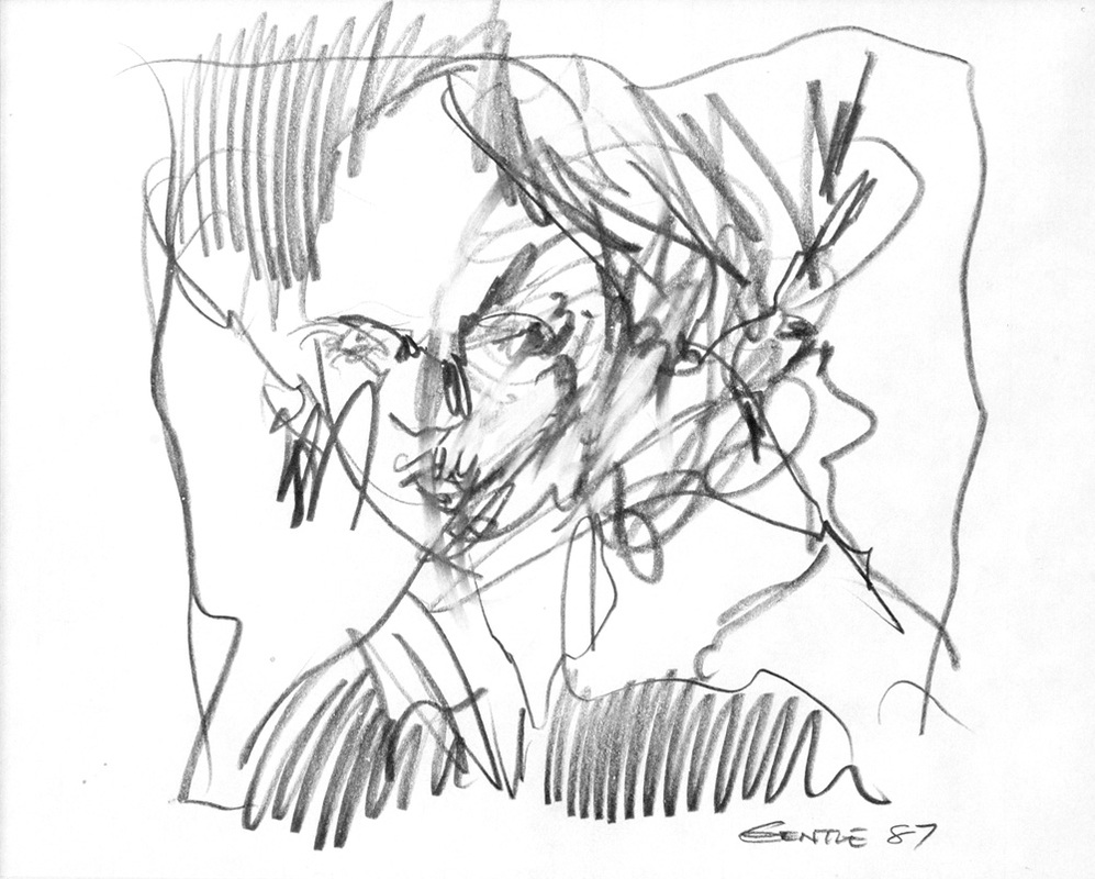 997x800 Disconcerted Woman Drew Gentle Drawing