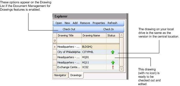 625x299 Checking Drawings In And Out Of The Document Management