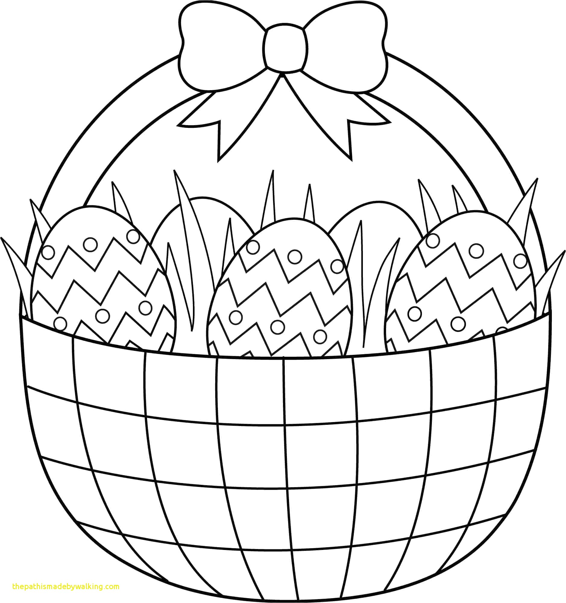 1878x2000 Easter Egg Basket Drawing Unique Fine Easter Basket Coloring Pages