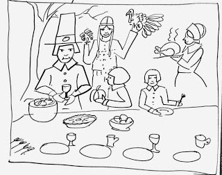 320x252 Children To Draw Native American, Thanksgiving Themes