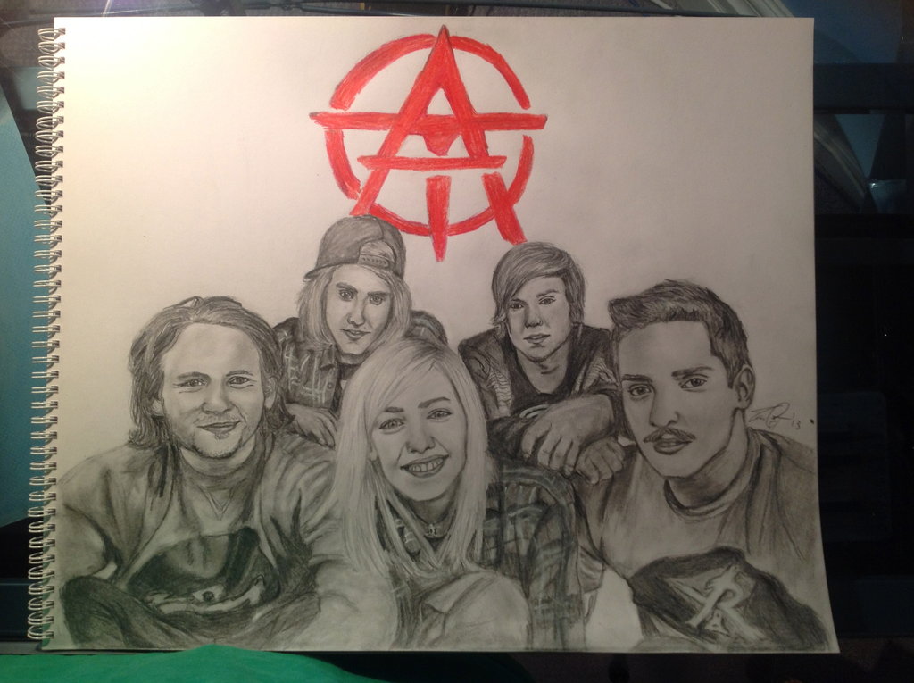 1024x765 Tonight Alive Drawing By Idlehand798