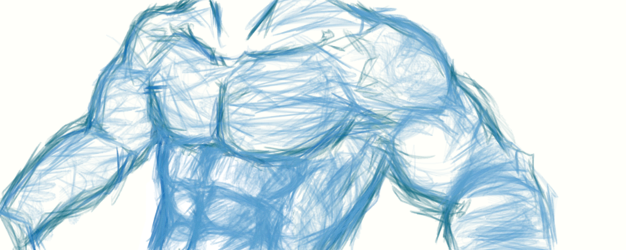 900x360 Need More Training Drawing Abs By Asiantuna