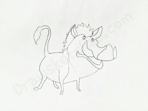 600x450 How To Draw A Boar In A Few Easy Steps With Pictures