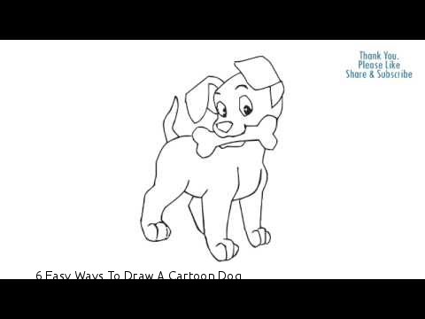 480x360 6 Easy Ways To Draw Cartoon Dog Tipsnd Tricks How To Draw