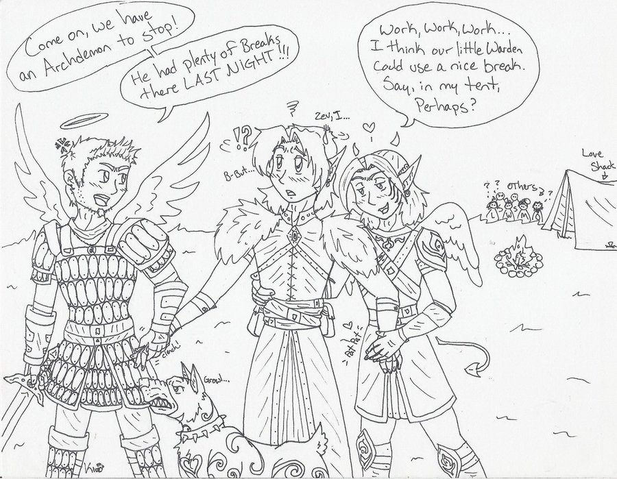 900x699 Alistair Or Zevran By Angel Of Tricks