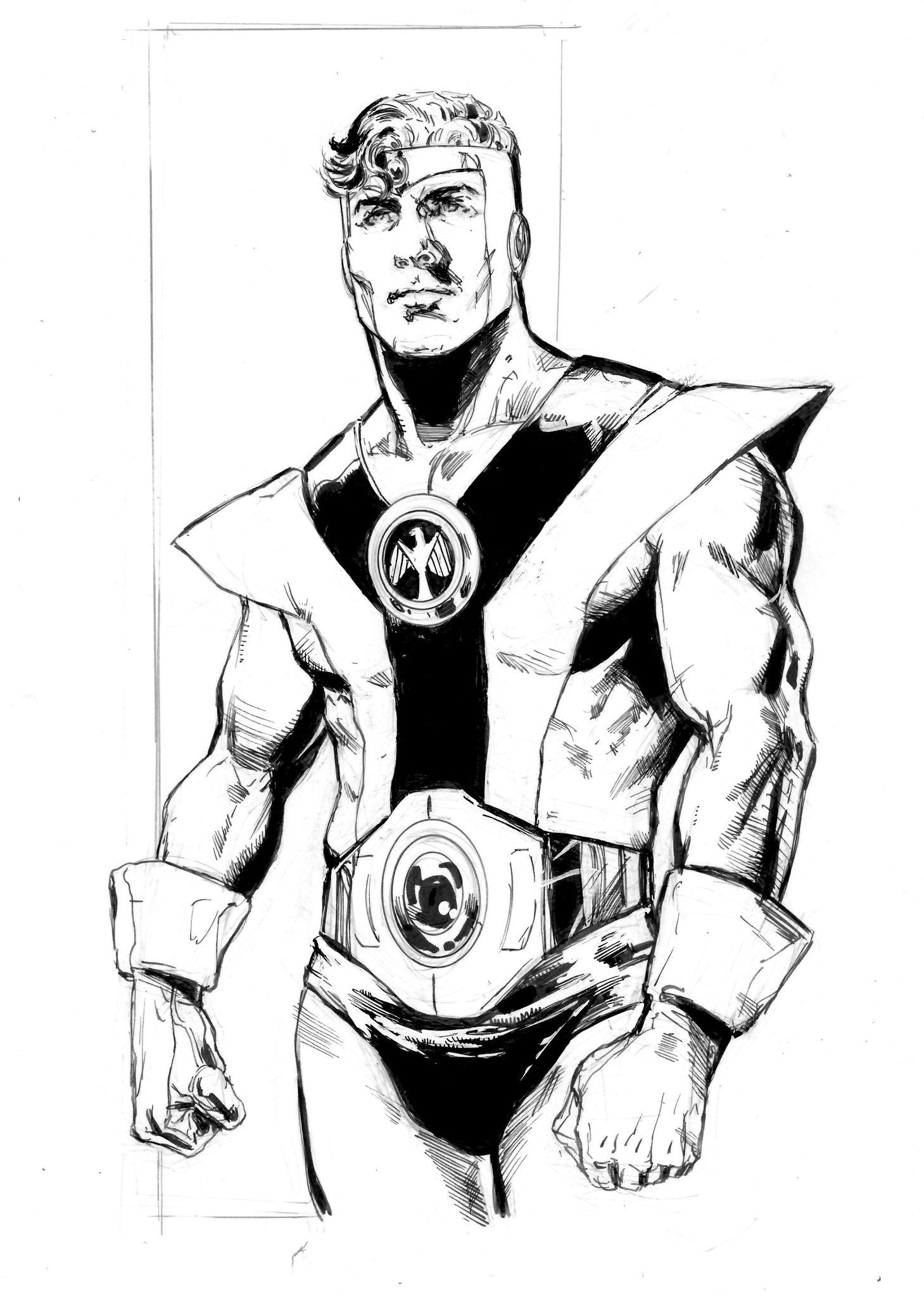 1459x2048 Phil Jimenez Another Legion Of Super Heroes Warm Up Sketchdrawing