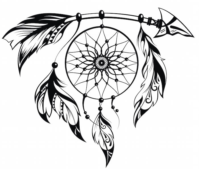 700x595 Dreamcatcher Tattoo Meaning